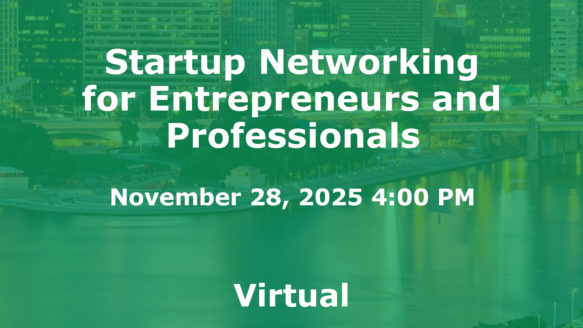 Startup Networking for Entrepreneurs and Professionals event image